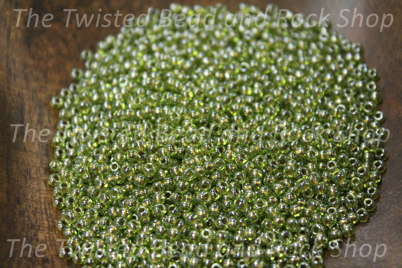 11/0 Toho Fancy Gold Olive Seed Beads