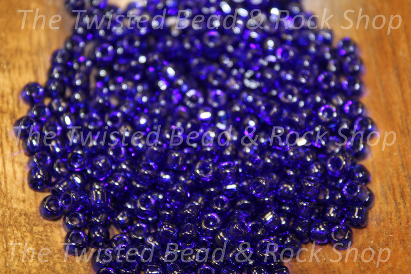 6/0 Transparent Purple Seed Beads