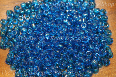 6/0 Transparent Sapphire Seed Beads