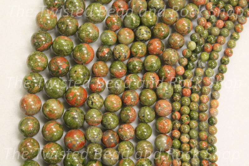 Unakite Gemstone Beads